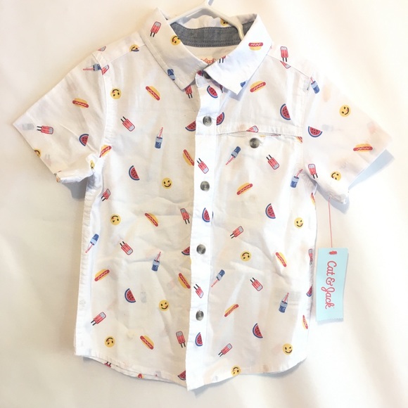 Cat & Jack Other - Cat & Jack Summertime Button Shirt Size 3T